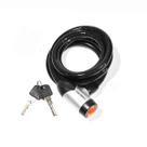 Cabo de Aço Max Trava MXTRA0008 de Chave 1,5mts 12mm preto Cabo de Aço Max Trava MXTRA0008 de Chave 1,5mts 12mm preto