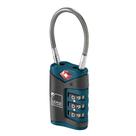 Cabo de aço TSA Cable Lock Lewis N. Clark Blue 70mm Cabo de aço TSA Cable Lock Lewis N. Clark Blue 70mm