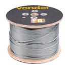 CABO DE AÇO VONDER FIBRA GALVANIZADO 6X7 50M 6,35mm 1/4"
