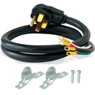 Cabo de alcance elétrico Eastman 6 pés 40A Fio de 4 pinos 61273