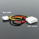 Cabo de alimentação 4pin Ide Molex Macho P/ Fêmea 4pin Ata