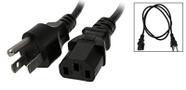 Cabo de alimentação AC universal 1,8 m para PS3 Fat e Xbox 360