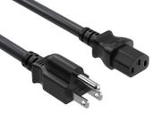 Cabo de alimentação Cable Leader 25 pés 14 AWG IEC320 C13 para NEMA 5-15P