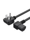 Cabo de alimentação: criação de 3 m, 18 AWG, NEMA 5-15P para IEC320 C13