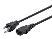 Cabo de alimentação Monoprice 105295 25 pés 14AWG 15A preto