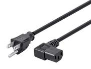 Cabo de alimentação Monoprice 6 pés 14AWG em ângulo reto preto Cabo de alimentação Monoprice 6 pés 14AWG em ângulo reto preto