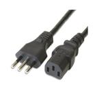 Cabo de alimentação para PC 1,8 m 220V 10A conector C13 fêmea preto