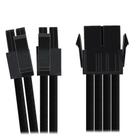 Cabo de alimentação placa mãe cpu 4+4 = 8 pinos eps sleeved