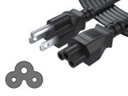 Cabo de alimentação PWR+ extra longo de 3 pinos de 12 pés para Dell IBM HP