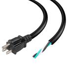 Cabo de alimentação VSEER 0,9 m 12 AWG 3 pinos 20 A preto