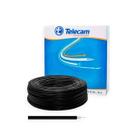 Cabo De Alta Isolação 5,0mm Flexivel 50m Preto Telecam