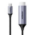Cabo de Alta Qualidade Usb-C para Hdmi Fêmea Ugreen 4K60hz 1,5 Metros Preto