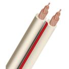 Cabo de alto-falante AudioQuest X2 14 AWG 9,1 m, jaqueta branca