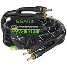 Cabo de alto-falante GearIt 12AWG com ponta de banana banhada a ouro de 3 m