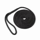 Cabo de amarração ACY Marine em nylon trançado duplo 1 cm x 4,5 m preto