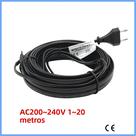 Cabo De Aquecimento Autorregulável Com Plugue EU AC200~240V MINCO HEAT Sistema De Aquecimento Para