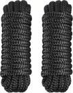 Cabo de Atracação PACTHSD 3/8" x 4,5 m Pacote com 2 Unidades Nylon Preto Cabo de Atracação PACTHSD 3/8" x 4,5 m Pacote com 2 Unidades Nylon Preto