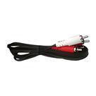 Cabo De Audio 2 Rca Macho + 2 Rca Macho Mxt Emborrachado