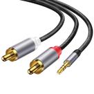Cabo de Áudio 3m Auxiliar P2 x RCA Estéreo Rocoren