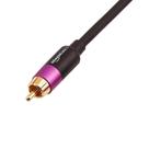 Cabo de áudio Amazon Basics 1 RCA para subwoofer de 10 m banhado a ouro