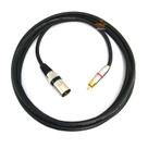 Cabo de Áudio Blindado Canon XLR Macho RCA Macho 3 Metros Cabo de Áudio Blindado Canon XLR Macho RCA Macho 3 Metros
