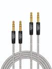 Cabo de áudio Cable Creation 3,5 mm estéreo macho para macho, 3 m, pacote com 2 Cabo de áudio Cable Creation 3,5 mm estéreo macho para macho, 3 m, pacote com 2