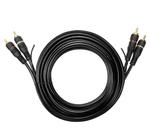 Cabo de Audio EVUS Standard C-018 GOLD 2RCA+2RCA Macho 3METROS