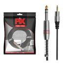 Cabo De Áudio Fitz P2 Estereo P10 Estereo Plug Metal 5Metros