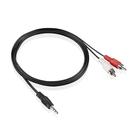 Cabo de áudio Jexon Stereo Mini 3,5 mm para RCA duplo 1,8 m