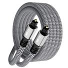 Cabo de áudio óptico Kxable 6m, cabo de fibra óptica Toslink