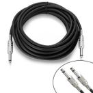 Cabo De Áudio P10/p10 Mono De 10 Metros Mxt Para Guitarra E Violão