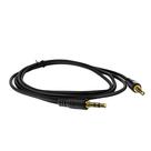 Cabo de Áudio P2 Auxiliar 3.5mm Para Computador Mesa Caixa de Som Músicas Fone de Ouvido DJ Carro Automotivo Estereo Amplificador