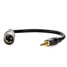 Cabo de Áudio Profissional XLR Macho para P2 Macho