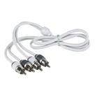 Cabo de áudio T-Spec RCA v10 Series 2 canais de 3 pés Cabo de áudio T-Spec RCA v10 Series 2 canais de 3 pés