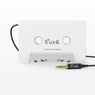 Cabo de áudio universal Cassette Aux Adapter Elook Car branco