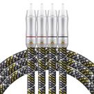 Cabo de áudio Viborg Audiocrast A52 Hi-end 6N OFC Copper RCA