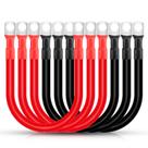 Cabo de Bateria Linkstyle 2 AWG (15cm) - Pacote com 6 Unidades