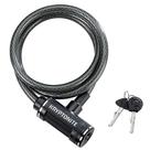 Cabo de bloqueio de bicicleta Kryptonita, aço trançado de 6 pés x 12 mm, anti-roubo