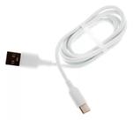 Cabo De Carga Carregador E Dados UsbXType C 1 Metro Branco Cabo De Carga Carregador E Dados UsbXType C 1 Metro Branco