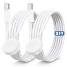 Cabo de carregador Essri para Apple Watch USB C Magnetic 1m - Branco