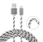 Cabo de carregador micro USB de carga rápida reforçado