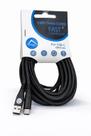 Cabo de Carregador USB A para USB C de 3 Metros Trançado Super Reforçado 100W