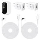 Cabo de carregamento ALERTCAM 9m para câmera Arlo Essential 2K de 2ª geração