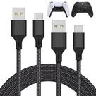 Cabo de carregamento do carregador para PS5, Xbox Series X/S, Switch