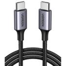 Cabo de Carregamento e Dados USB C de 1 metro 60W 3A 480Mbps Ugreen US261 50150 Cabo de Carregamento e Dados USB C de 1 metro 60W 3A 480Mbps Ugreen US261 50150