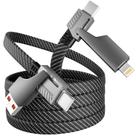Cabo de carregamento IDISON 4 em 1 de carregamento rápido 65W para iPhone