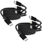 Cabo de carregamento Jogrytece Multi USB C/Micro USB/Lightning de 4 pés