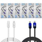 Cabo de Carregamento p/iPhone USB-C para IOS Lightning 11 12 13 MAX - 6 Unid