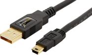 Cabo de carregamento rápido USB-A para mini USB 2.0 Amazon Basics