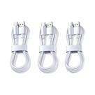 Cabo De Carregamento Super Rápido Tipo C 6A 100W 3PCS Para Samsung Huawei Xiaomi Redmi Quick Charge